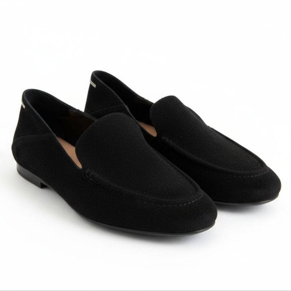NWOT A New Day Jisela Size 8.5 Black Leather Convertible Loafers/Mules!